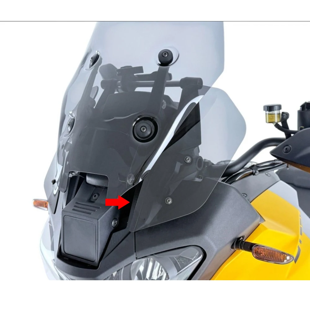 For Moto Guzzi STELVIO 2024-2025 FollNew Motorcycle Side Spoiler Bilateral Deflectors Windscreen Accessories Air Protection