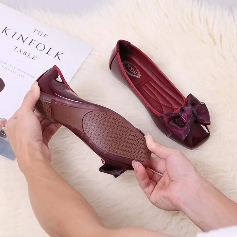 2022 New Women\'s Shoes Ballet Flats Boat Shoes Woman Slip-on Party Wedding Elegant Shine Best Sellers Classics Fashion Quality