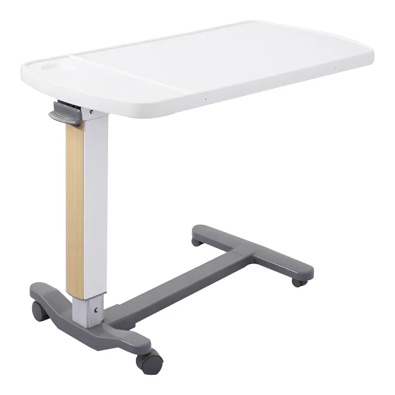 Bed Table Overbed Table ABS Movable l Furniture Medical Equipment