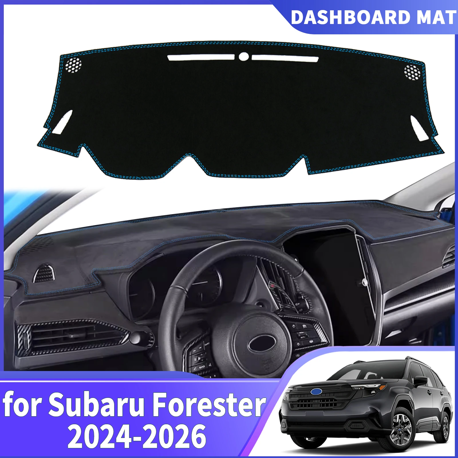 

fit for Subaru Forester 2024 2025 2026 DashMat Sunshade Dashmat Dashboard Cover Pad Protective Carpet Car Accessories