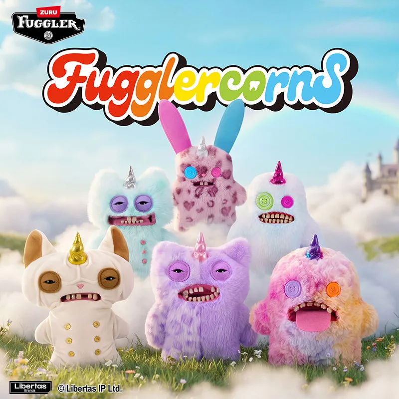 Original Fuggler Fugglercorns 22cm Einhorn Plüschtiere Lustiges Hässliches Monster Plüschspielzeug Sammler-Puppen Geburtstagsgeschenke
