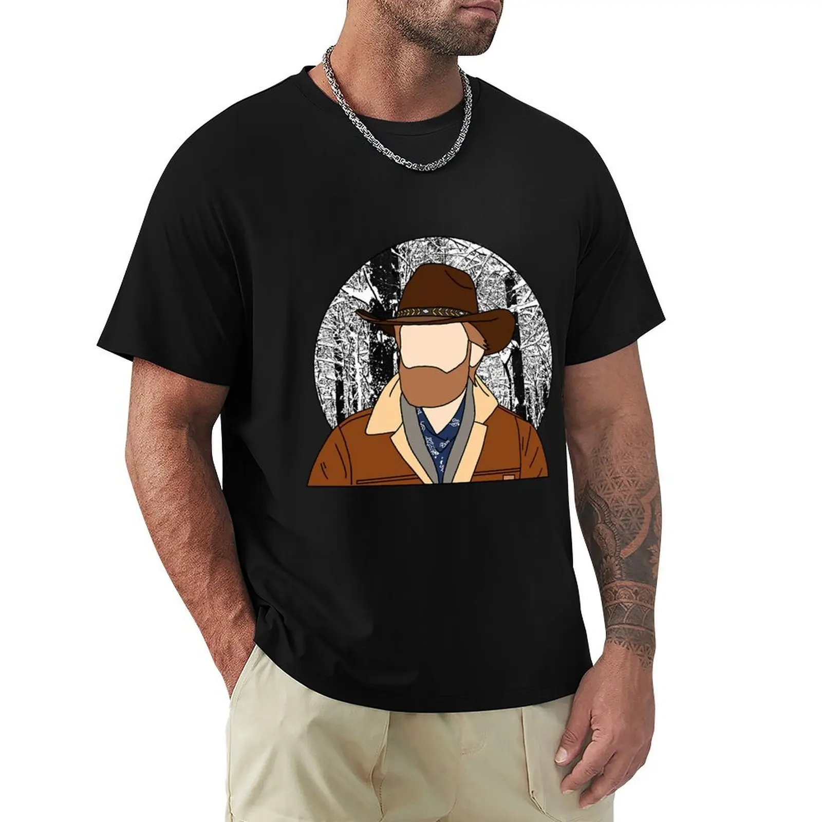 Jensen Ackles City Grown Willow T-Shirt Daily Work Short Sleeve Top