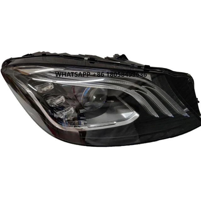 

Original for Mercedes Benz S CLASS W222 FACELIFT Full LED 2018-2020 Auto Lighting System Used Car Headlight Parts