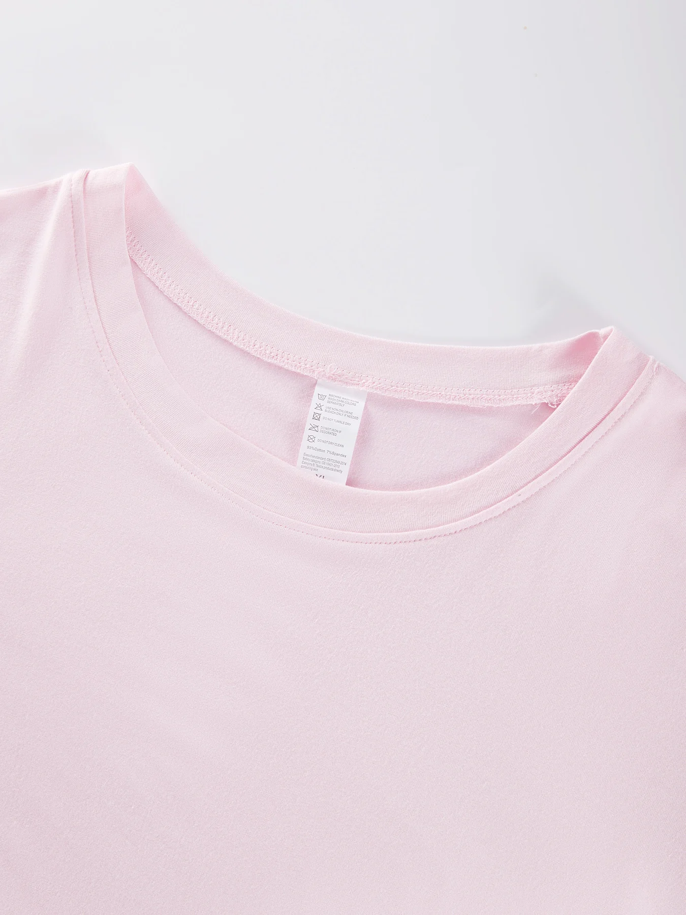 カスタムレディースコットン クロップトップ DIYロゴ Y2K 半袖 ハイストレッチTシャツ セクシー ソフト Oネック スリムTシャツ 夏 レディース服