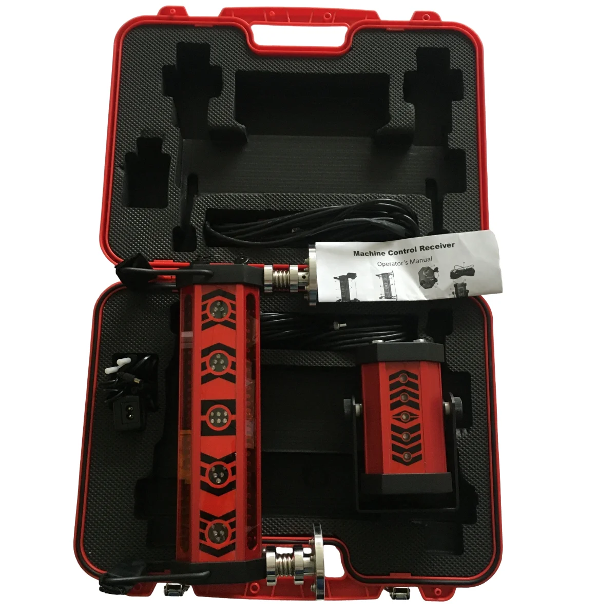 Industrial Grade  Laser Receiver Machine Control Screw Clamp Base Strong Magnet Features Red Green Laser Levels