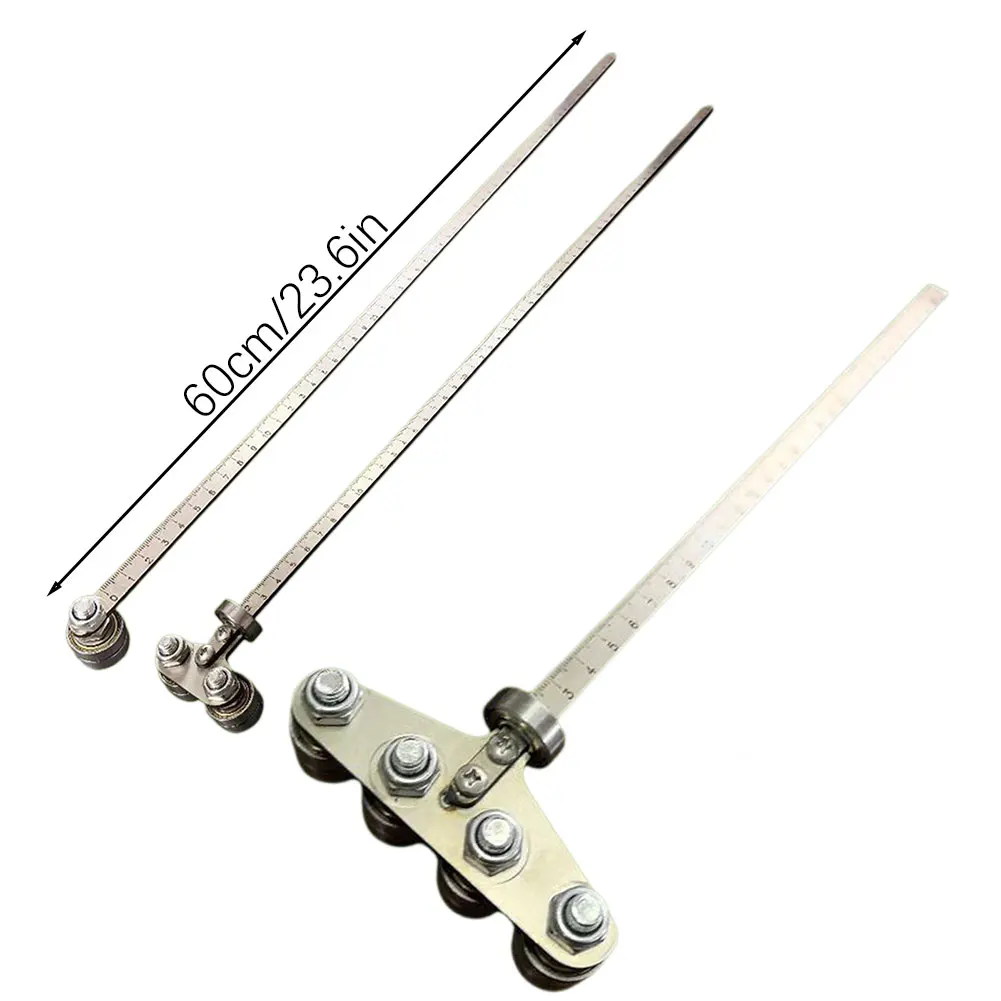 Positioning Calipers Precise Measurements Wood Board Trimming Guide Ruler Carpenters Tool Achieve Flaw-Less Straight Cut
