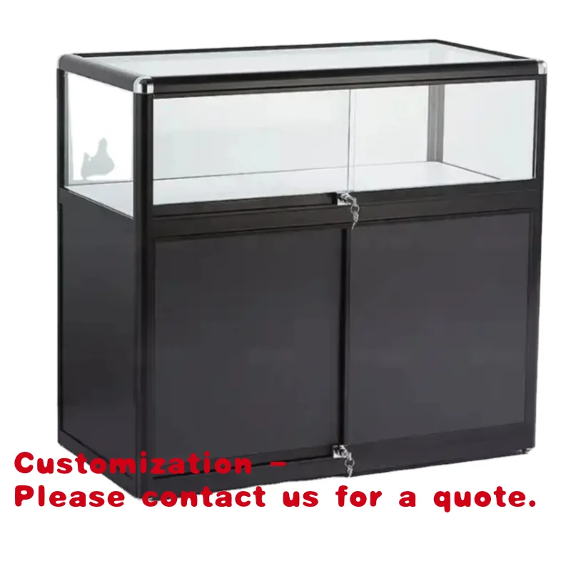 

Customize.Shopping Mall Store Retail High End Cell Phone Glass Display Showcase Mobile Phone Shop Counter Smoke Jewelry