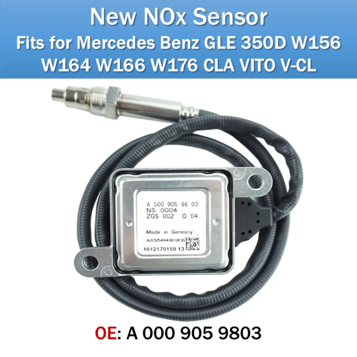 fits-for-mercedes-benz-gle-350d-w156-w164-w166-w176-cla-vito-v-cl-nox-sensor-oe-a0009059803-new-nitrogen-oxides-sensor