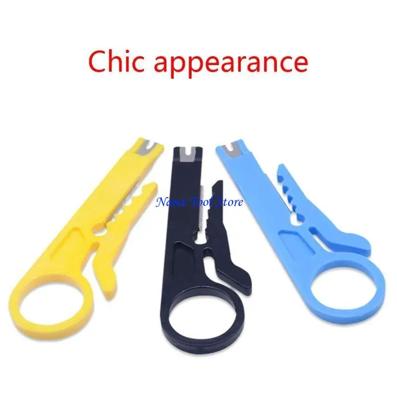 31GJ Crimping Tool Mini Crimper Pliers Portable Wire Stripper Knife Cable Stripping