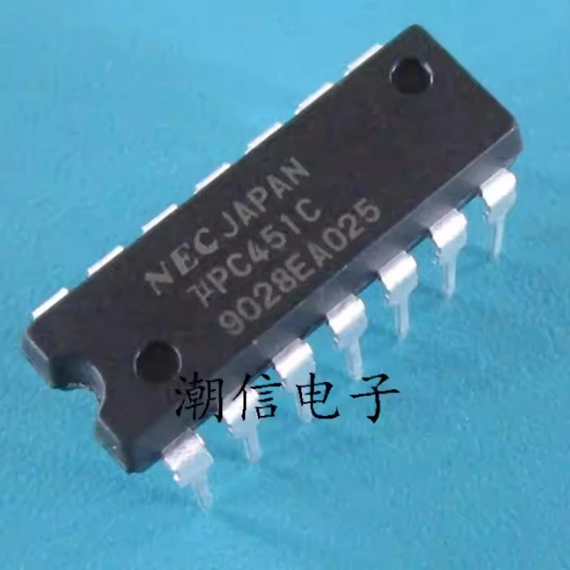 5PCS/lot New OriginaI C451C UPC451C DIP-14 Amplifier industrial linear chip