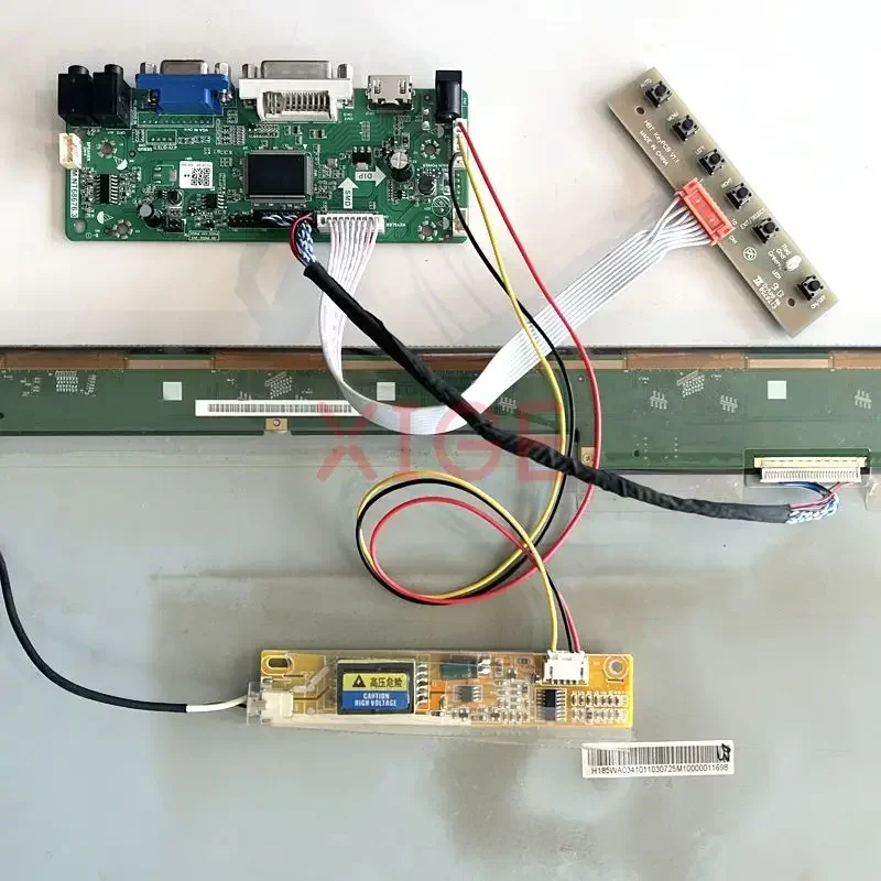 Imagem -05 - para B150xg01 B150xg02 B150xg05 B150xg07 Controlador Placa de Driver Hdmi-compatível 1ccfl 1024*768 Matriz Lcd Dvi Vga Kit Lvds30pin