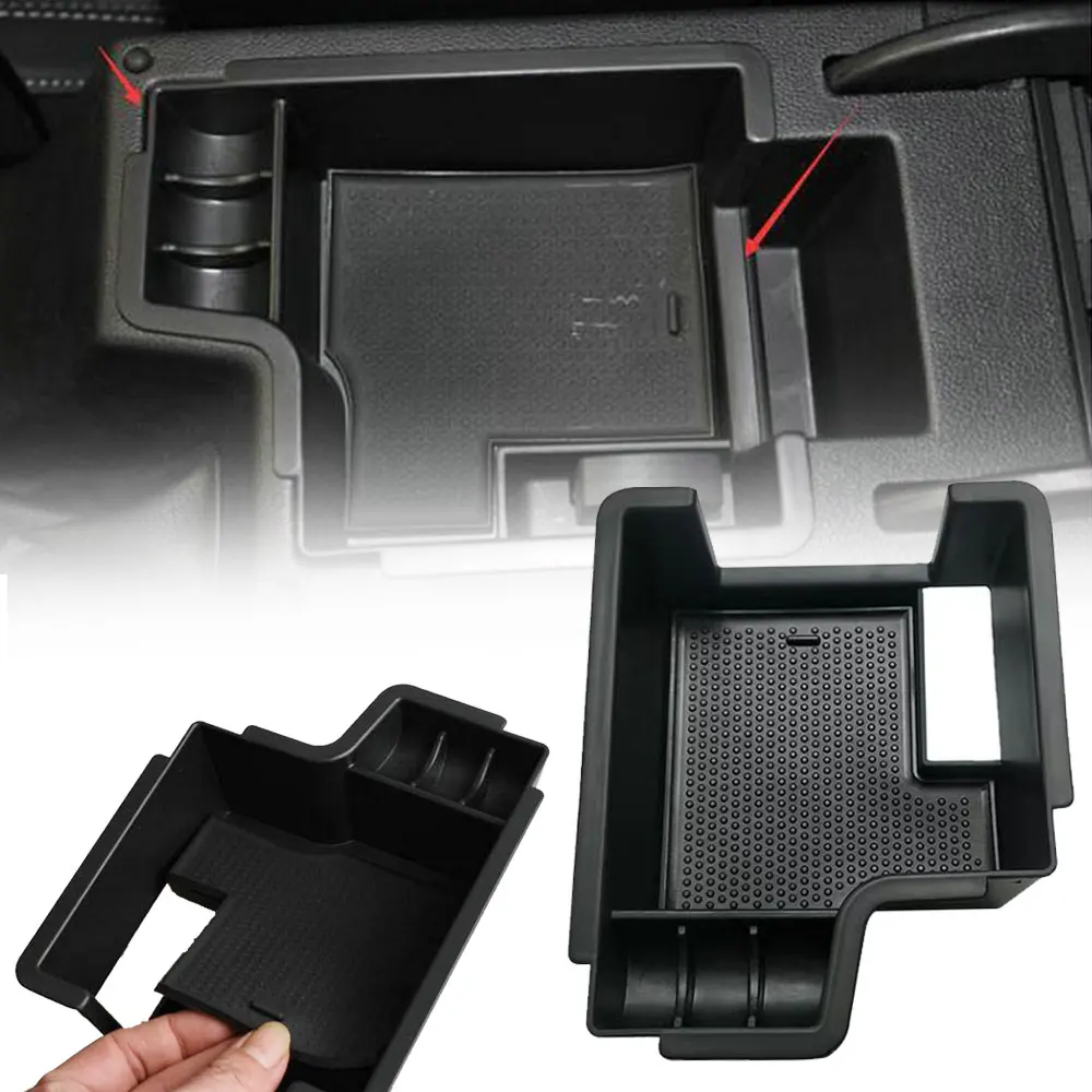 Car Central Storage Box Left Drive Car Armrest Storage Box Tray Car Organizer Container Stowing for Skoda Octavia A7 2013-2018