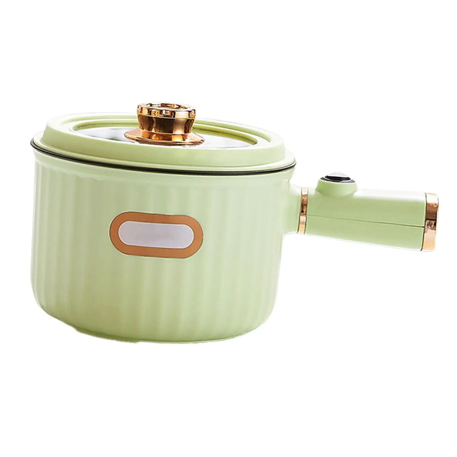 Electric Cooker 1.6L 2 Gear Electric Skillet for Oatmeal Dumpling Ramen