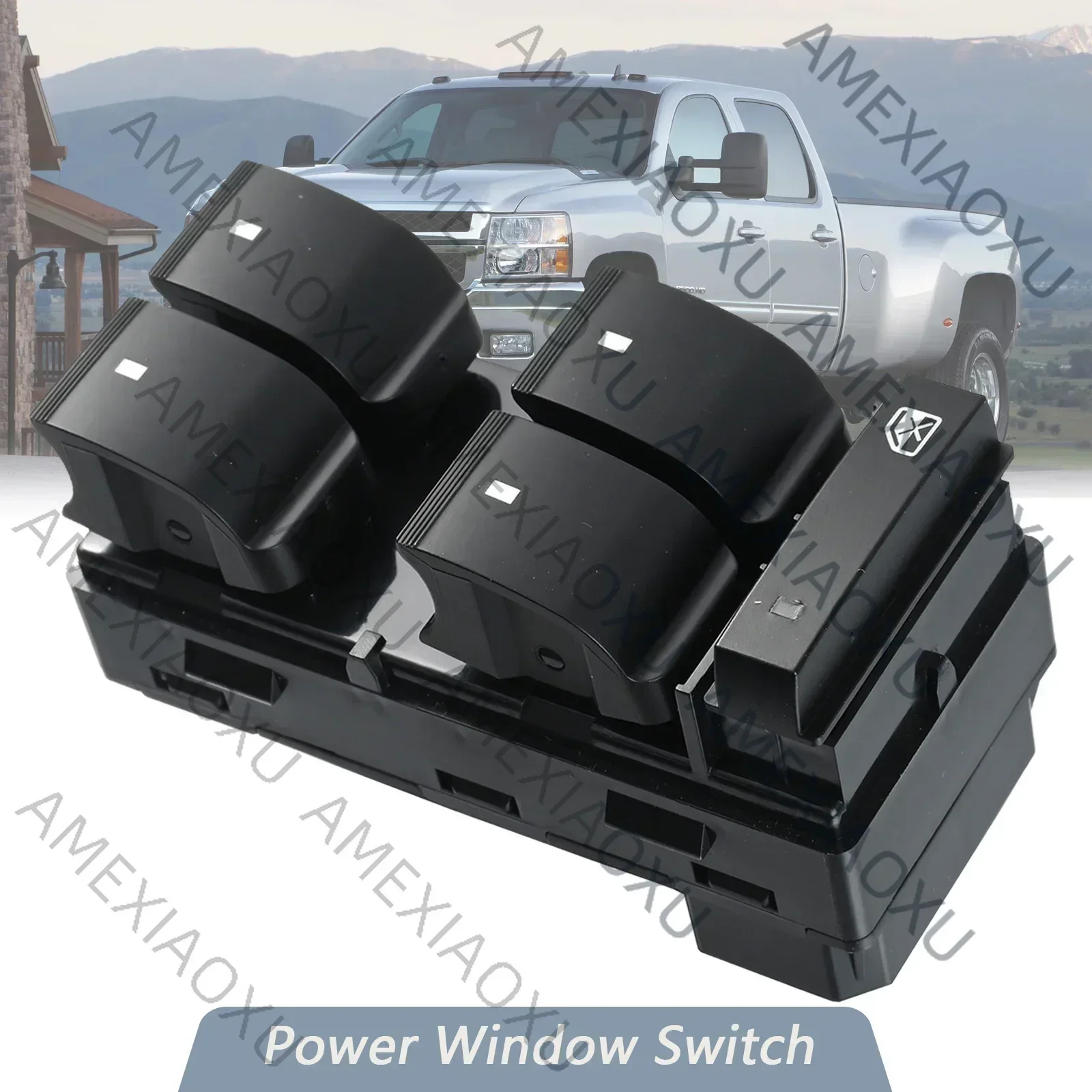 

Driver Side Car Power Window Switch Lifter Button Control For Chevy HHR GMC Sierra 1500 2500HD 3500HD Yukon 15873293 Truck Parts