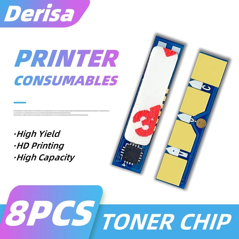 

Derisa 8 шт. CLT 409 совместимый чип для Samsung CLP-310 CLP 315 CLX3170 CLX3175 тонер CLT-409 CLP310 чип картриджа с тонером