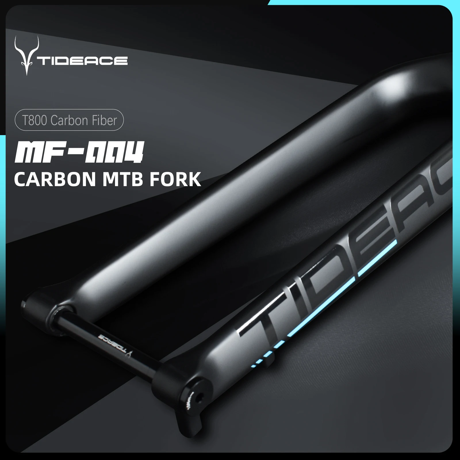 29er Rigid 100x15mm Full Carbon MTB Fork UD 29er for Mountain Bicycle Hard Fork Tapered Thru Axle 15mm