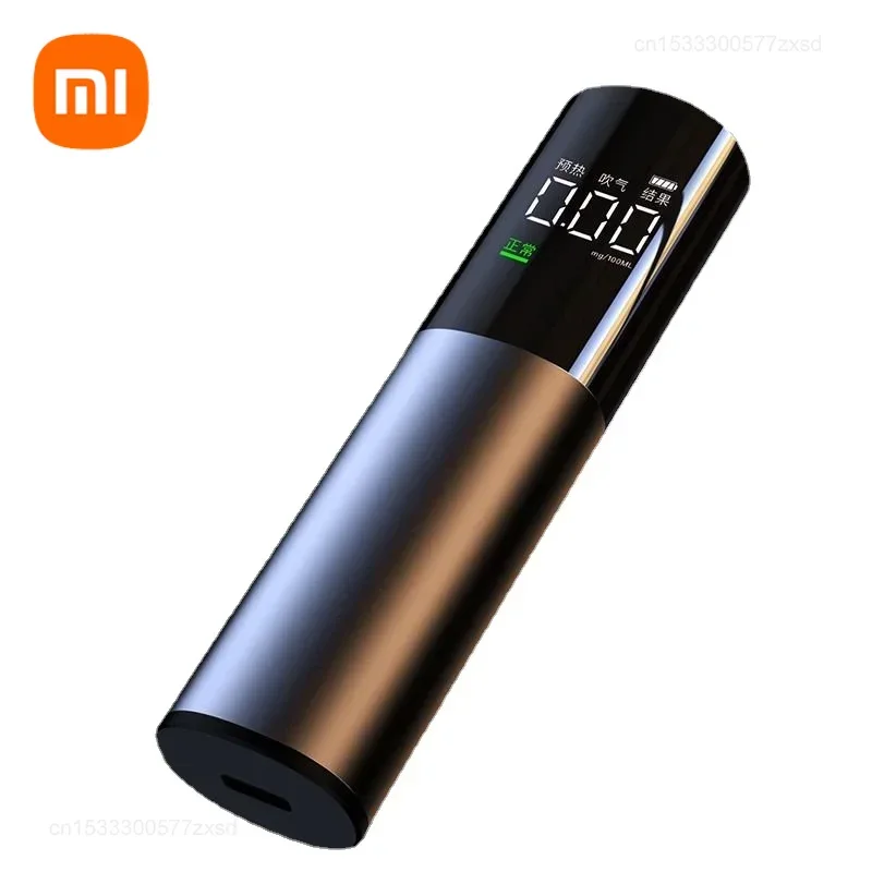 Xiaomi ANMU Automatic Alcohol Tester Electronic Breathalyzer LED Display Portable Rechargeable Mini Alcoholimeter Detector Tool