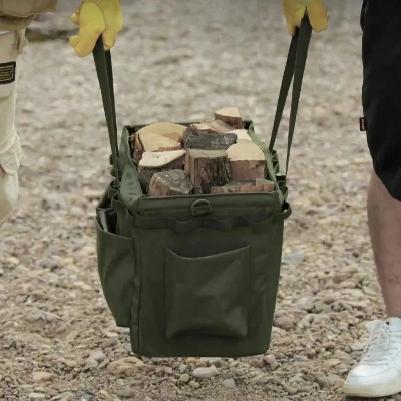 في الهواء الطلق حقيبة يد التخييم سعة كبيرة مقاوم للماء أدوات الأمتعة المنزلية المنظم أكياس بسيطة يده حقيبة قابلة للطي #5