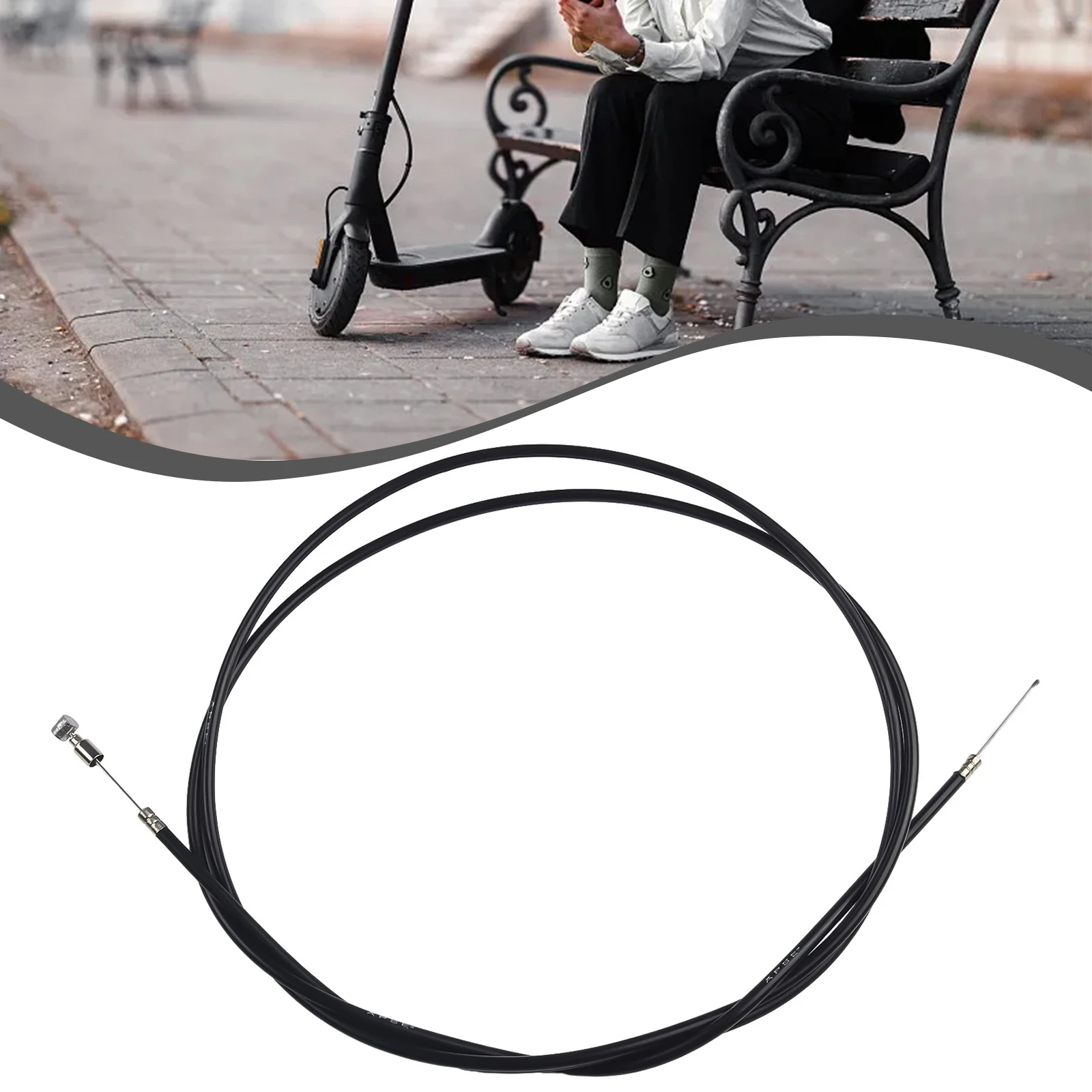 1 шт. ремонтный тормозной трос, тормозной трос для Xiaomi для M365/Pro, аксессуары для электрического скутера 185 см (для M365),197 см (Pro)