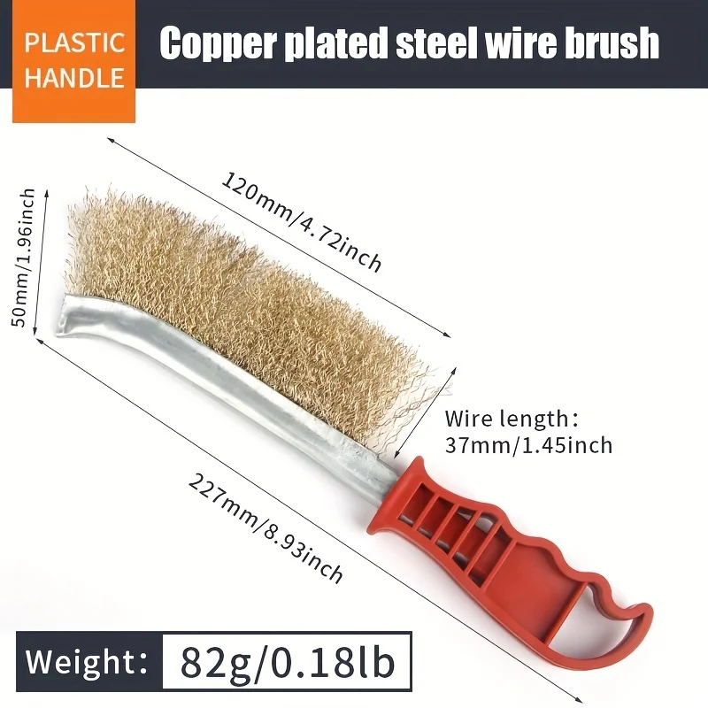 1pc Hicen Steel Wire Wheel Polishing Steel Wire Brush/ Abrasive Roller Brush for Wood Metal De-rusting remove Grinding Polishing