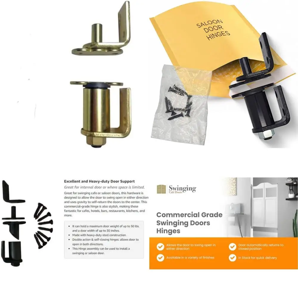 مفصلات محورية مزدوجة الحركة من الدرجة التجارية لأبواب الصالونات والمقهى شديدة التحمل، مثالية للمدخل المتأرجح وباب المقهى