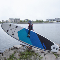 Inflatable Sup Board with Pump Stand Up Paddle Board PVC Standing Surfing Board for Outdoor Water Sports