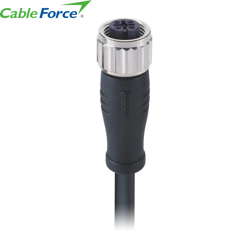 

Molding Cable M12 2 3 4 5 8 12 17 Pin Waterproof Sensor Connector Cable Male Female 1 2 5M