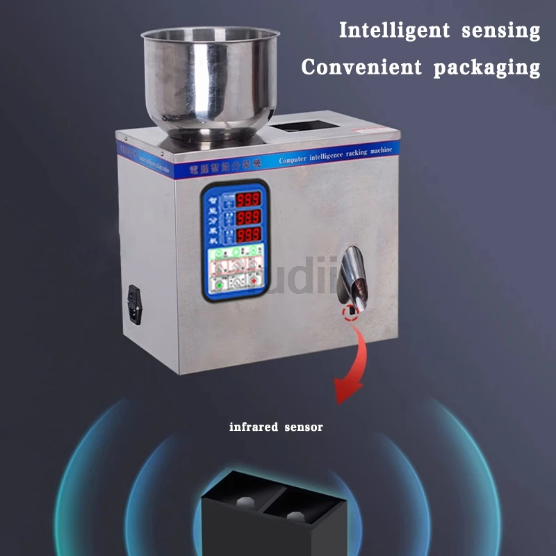 99/200g Filling And Weighing Machine Tea Leaf Filler Automatic Packing Machine Particle Powder Black Tea Racking Device