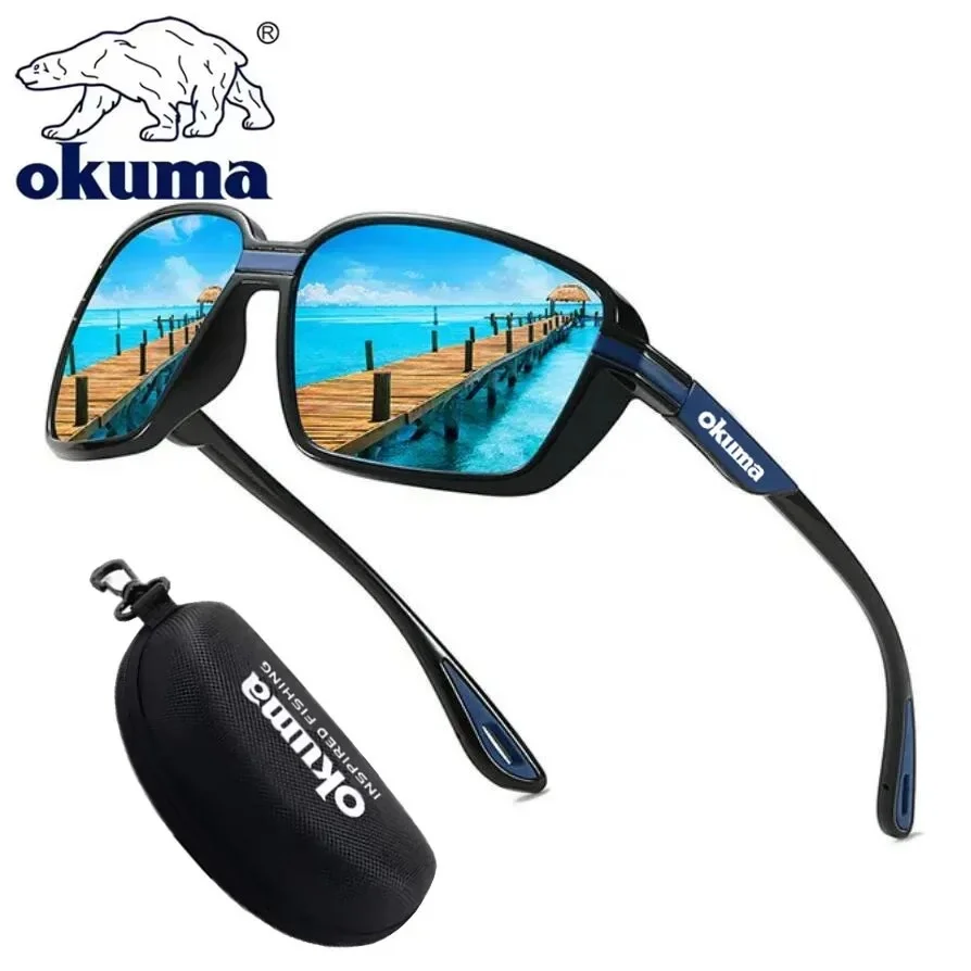 Okuma Outdoor-Sportbrille mit Polarisationsfilter, UV400-Schutz, angenehm zu tragen, modische und trendige Ausführung. – Detail 18