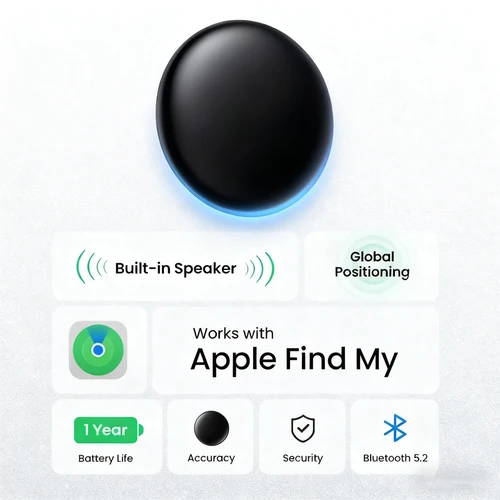 Nuevo rastreador antipérdida para Apple Airtag de repuesto buscando rastreador GPS Bluetooth para equipaje IOS MFi Key Finder perro mascota.
