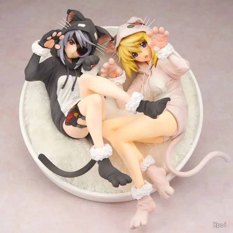 

Infinite Stratos IS Laura Charlotte Nekomimi Pajamas Ver. Figure 1/7 PVC Collectible Model Toy 20cm