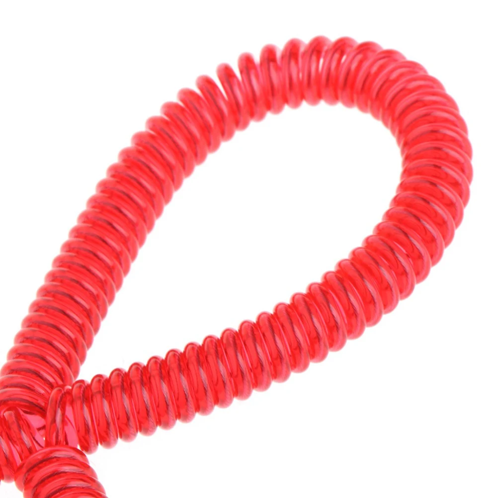 

Stretchable Coiled Lanyard Ankle Training Rope Birds for Parrot Birdcage Outdoor Leash Fitness