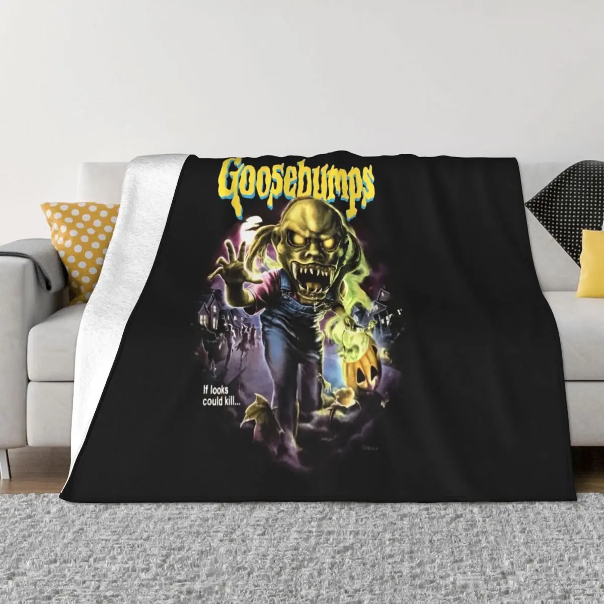 Fright Rags Goosebumps Haunted Summer S Tops S3Xl Big Size Co Fitness Great Quality Throw Blanket