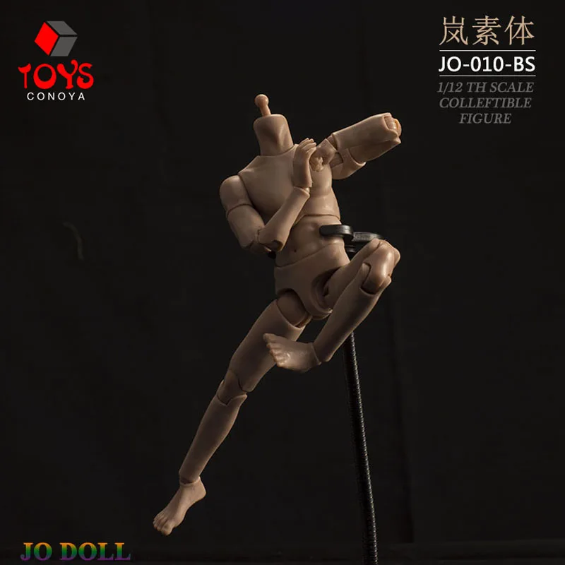 JO-010 1/12 mâle Super Flexible semi-encapsulé corps articulé soldat bronzant peau normale articulée 6 ''figurine poupées