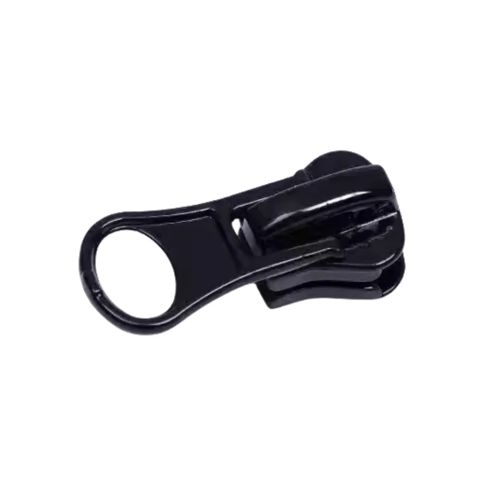 10pcs 3 5 8 Zipper Puller Head Resin Black Zipper Slider Sewing Accessories Handmade Clothing Bag Zips for Replacement Parts