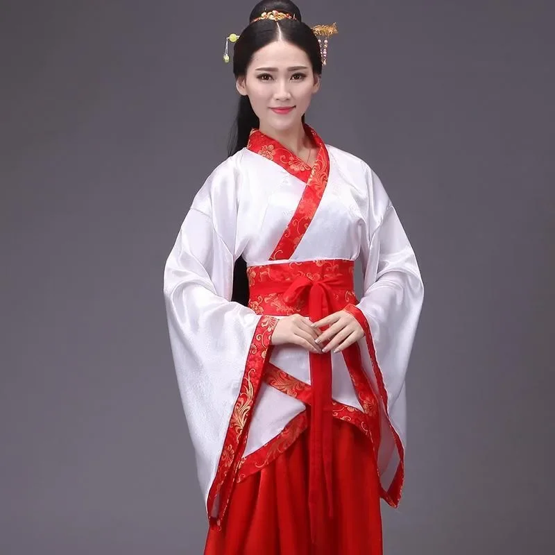 2024 New Women Chinese Dance Costumes Skirts Opera Cospaly Hanfu Set Elegant  Ceremony Dress Tradicional China Girls