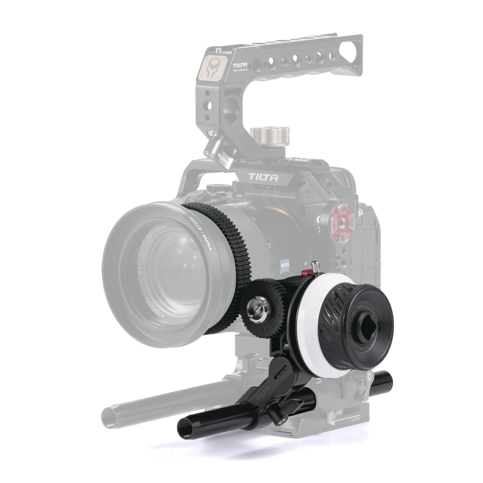 TILTA FF-T07 Mini Pocket Follow Focus 2.0 Система управления зумом для DSLR для Sony A7M4 A7S3 FX3 FX30 C70 R5C GH6 BMCC Клетка для камеры