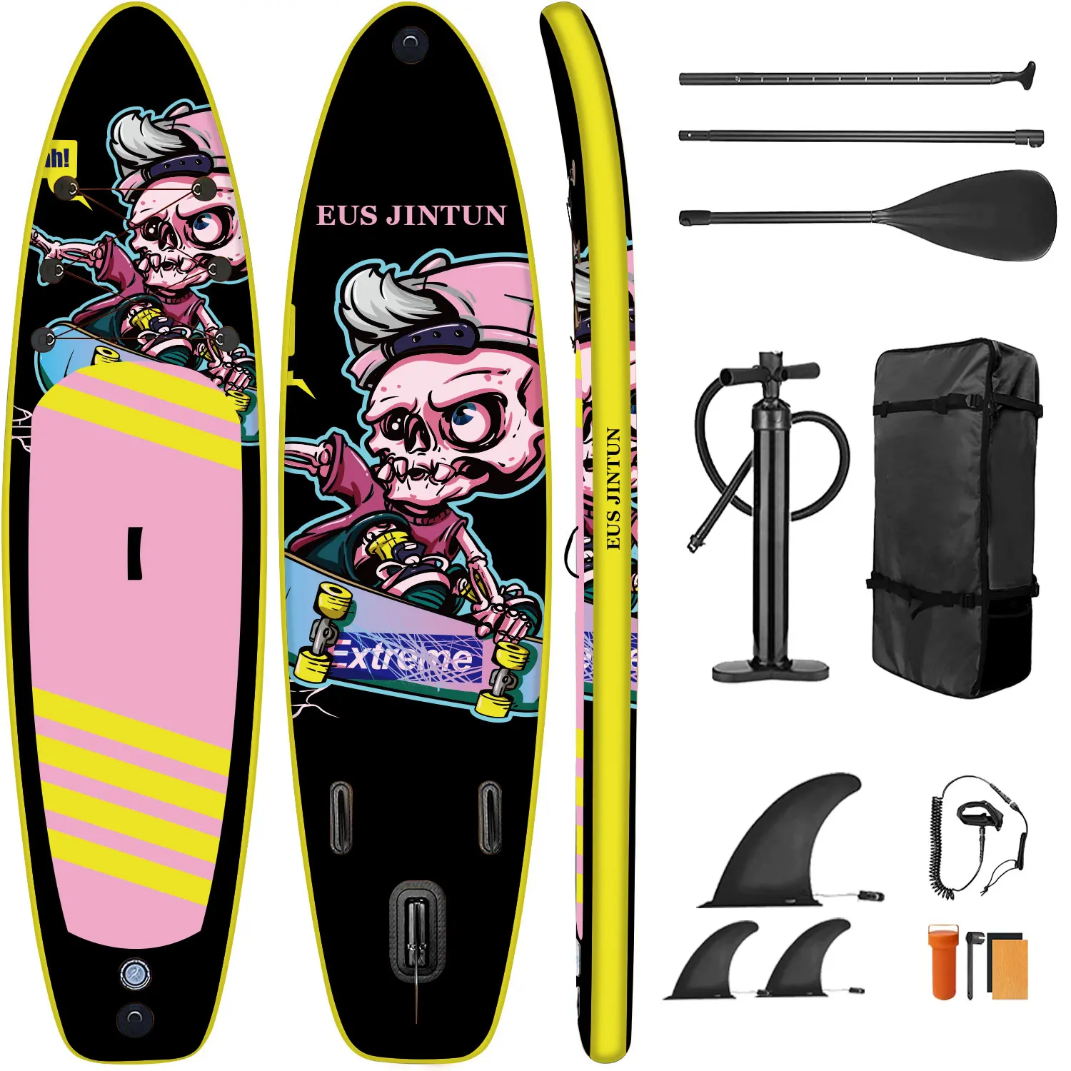 OEM New design Portable Inflatable Surfboard outdoor water sports paddleboard High hardness standing sup paddle board