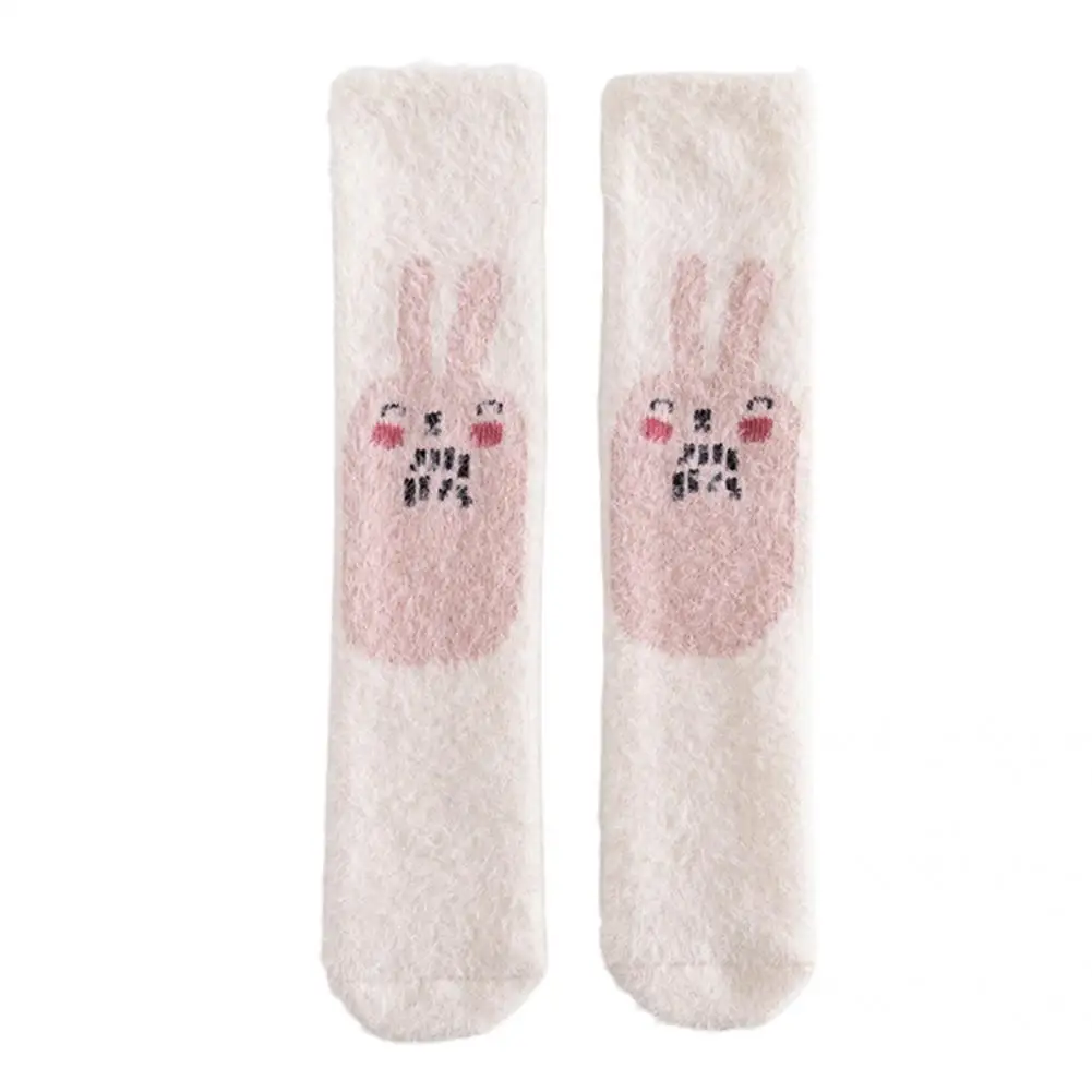 Floor Socks Warm-keeping Super Soft Cartoon Pattern Feet Warmer Newborn Knee Long Cartoon Socks Baby Socks for Dorm