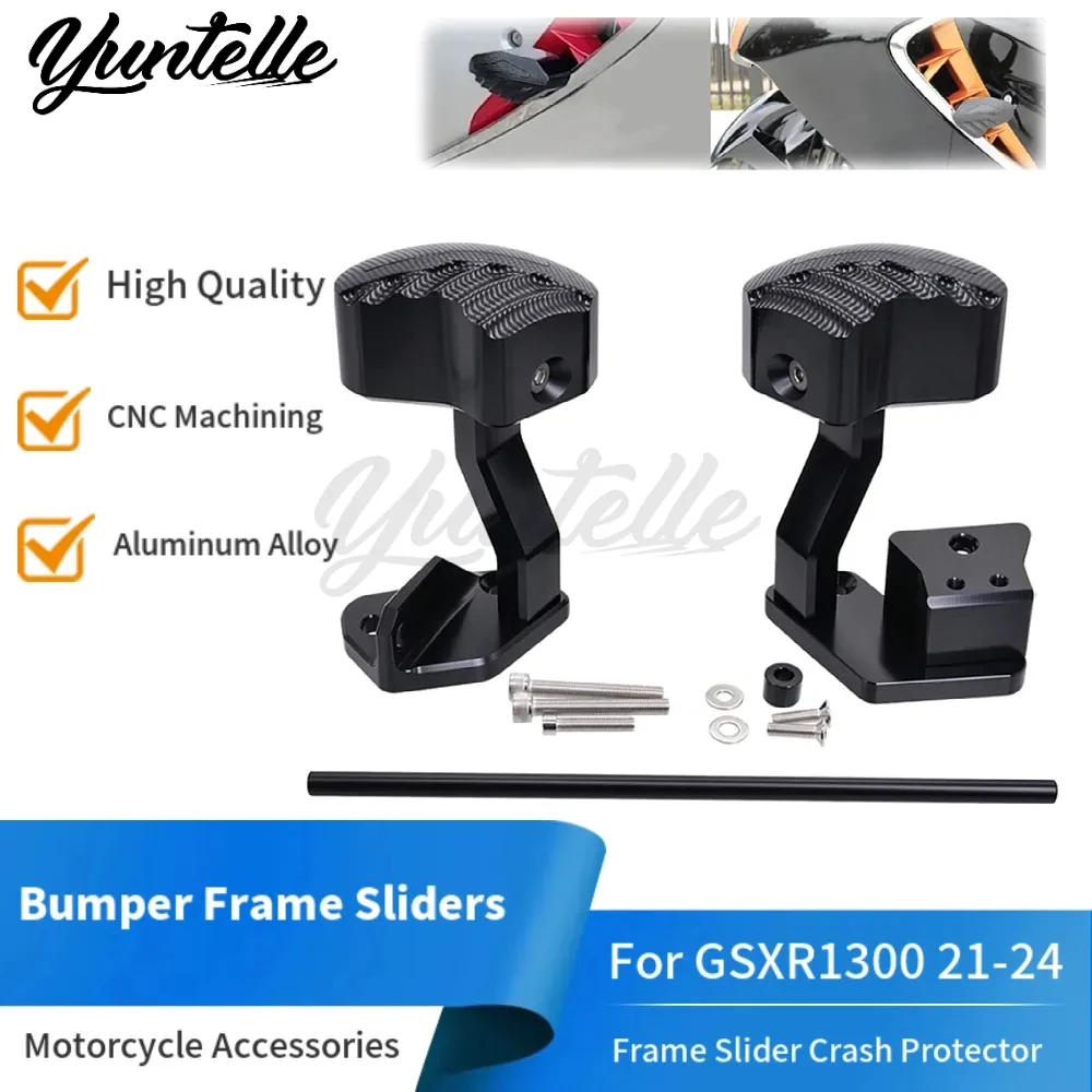 Frame Sliders Fairing Guard Protector For Suzuki Hayabusa GSXR1300 GSX-R1300 2021-2024 Motor Accessories Engine Bumper Crash Pad