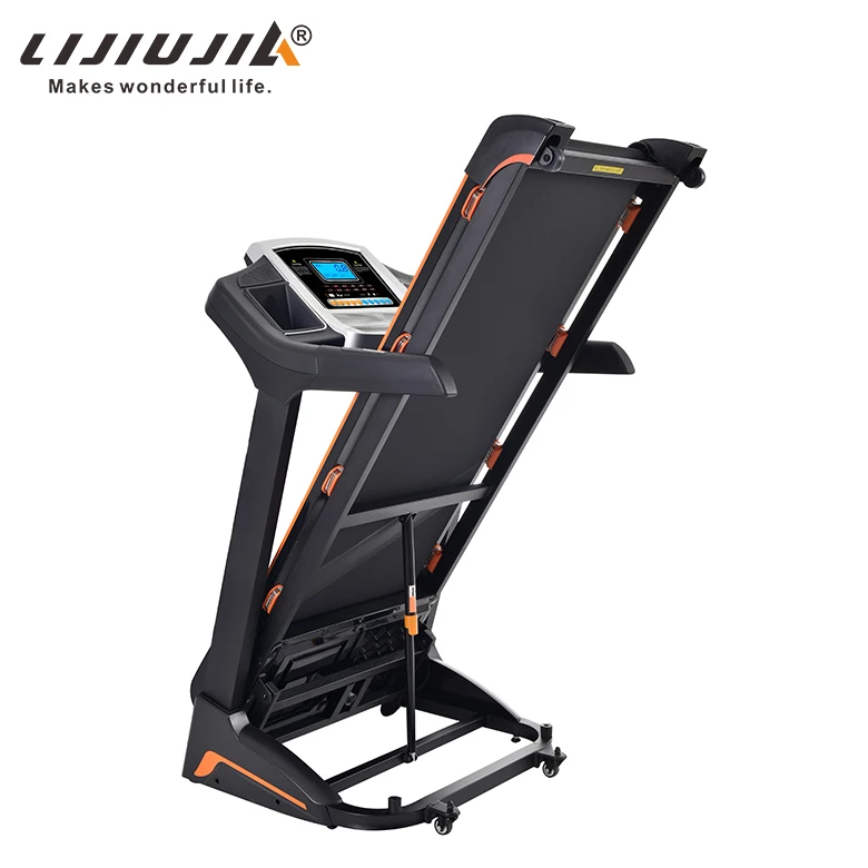 lijiujia electric folding 3hp sport gym equipment luxury training body strong semi commercial treadmill