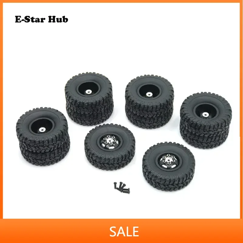 RC Car Wheel Upgrade Metal Hub Shockproof RC Car Spare Part Accessories for WPL C14 C24 B14 B24 B16 36 1/12 MN78 D90 MN99s 4/6WD