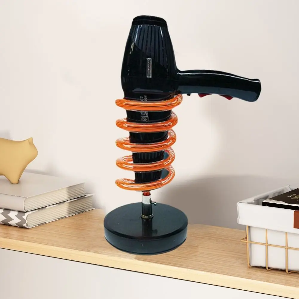 Durable Plastic Countertop Hair Dryer Holder Marble Base No Punch Hair Dryer Bracket Anti-slip Hair Dryer Stand Hotel