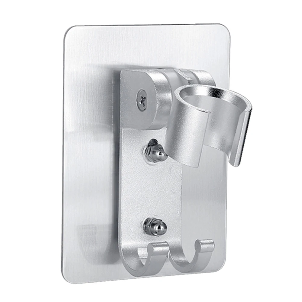 Duschhalterung, Duschkopfhalter, Haus und Garten, 1 Stück, verstellbare Aluminium-Silber-Wandhalterung für die meisten G1/2-Typ 2022