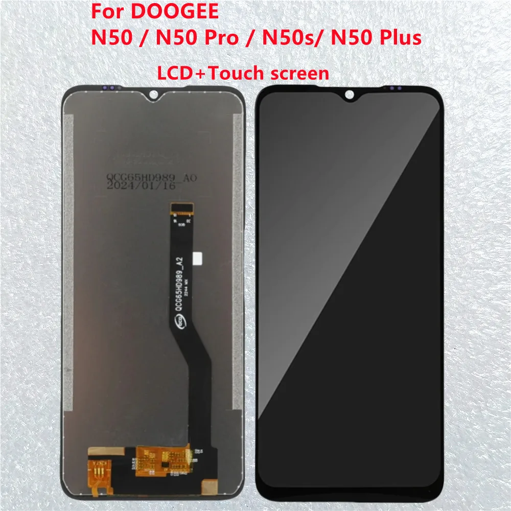 Original For DOOGEE N50 LCD Display Screen + Touch Panel Digitizer For DOOGEE N50 Pro LCD Display