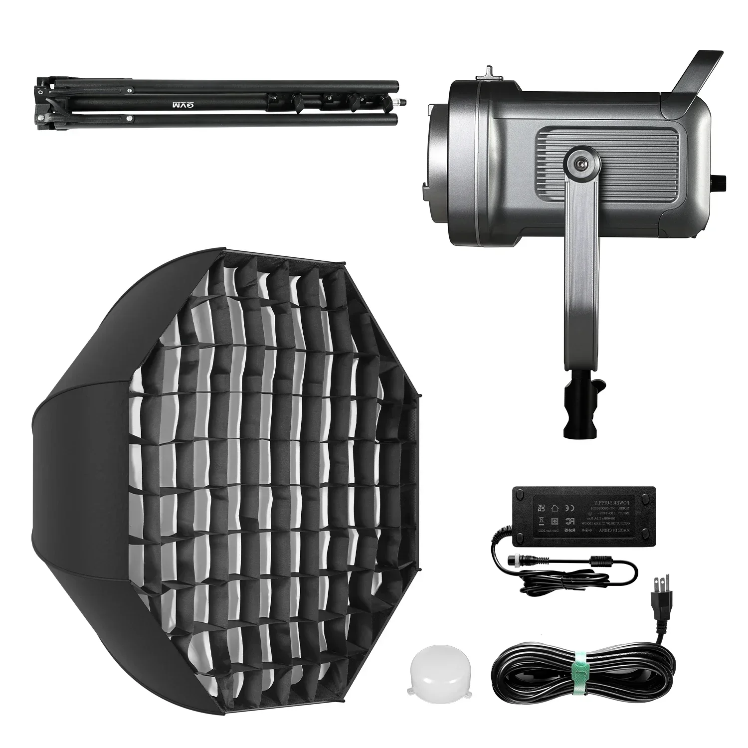 GVM 150W LED, 2700K~7500K RGB Video Light Photography, Studio Light Kit, with Softbox and Bracket