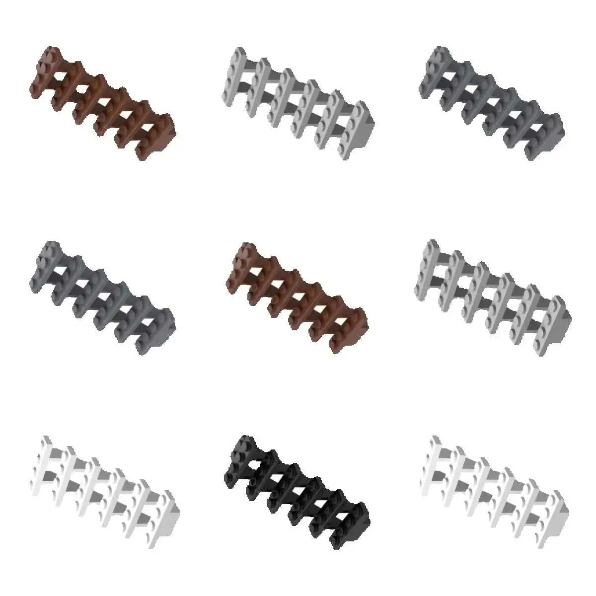 

50 г/8 шт. 30124 лестница MOC кирпичи 7x4x6 домашняя лестница прямые открытые ступеньки лестница модульный строительный блок «Мой город» частицы