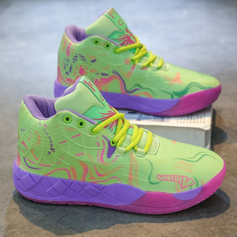 

Hot Selling Men Basketball Shoes Warm Comfort Cushioned Professional Tennis Training Shoes Anti Slip and Wear-resistant Sneakers