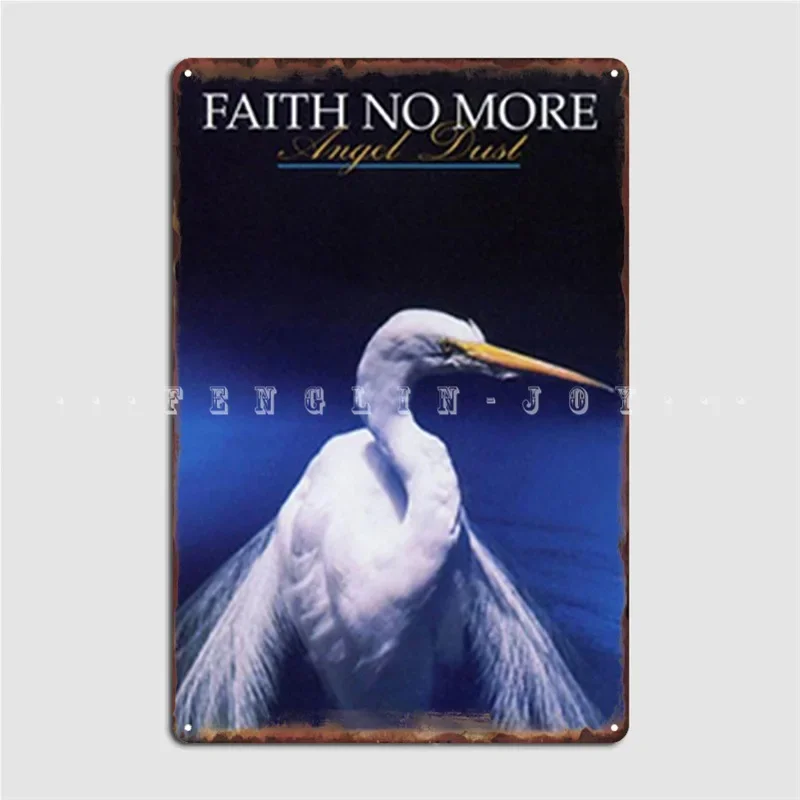 Faith No More Angel Dust Album Cover Poster Metal Plaque Vintage Pub Garage Cinema Garage Plaques Tin Sign Posters