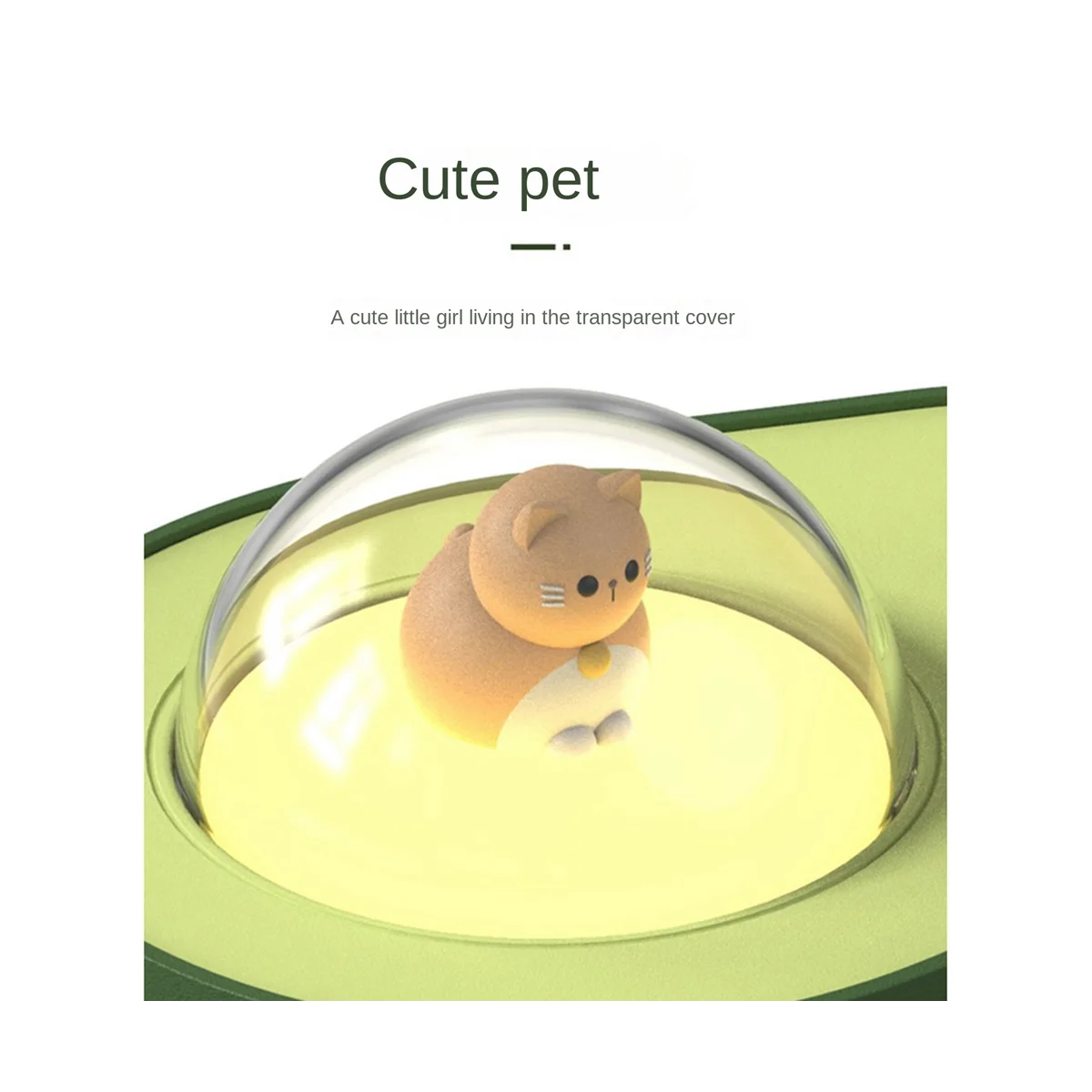 210ml 아보카도 공기 정화 가습기 충전식 아로마 테라피 에센셜 오일 디퓨저, 분위기 조명, 선물용